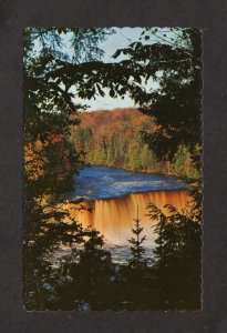 MI Upper Tahquamenon Falls Waterfalls near Paradise Michigan Postcard