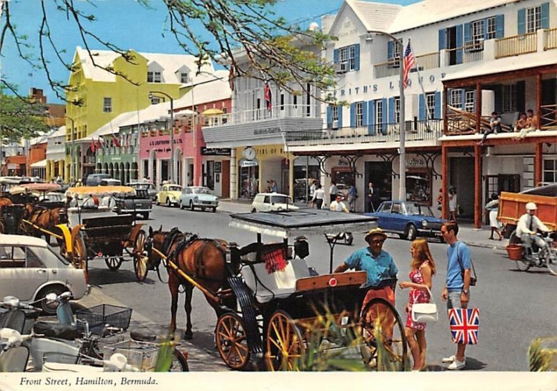 Front Street Hamilton Bermuda Postal used unknown 