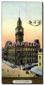 Postcard Old Melbourne Australia Post office