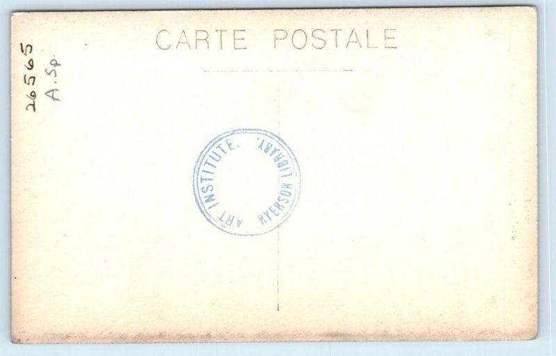 RPPC Museo de Bellas Artes de Zaragoza - SPAIN Postcard