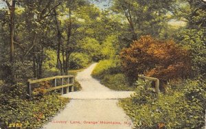 A Lovers' Lane in Orange Mountain, New Jersey