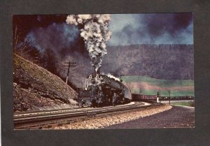 PA Baltimore and & Ohio Railroad Train 7606 Mance Pennsylvania Postcard