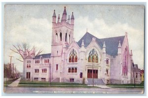 1910 Westminster Presbyterian Church Building View Cedar Rapids Iowa IA Postcard 