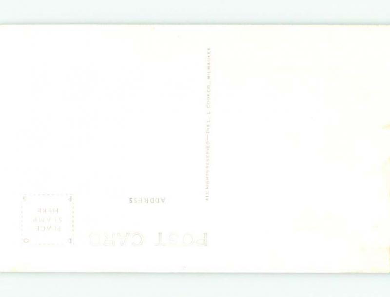 Pre-1942 rppc BROWNSTONE FALLS AT STATE PARK Mellen Wisconsin WI r6958