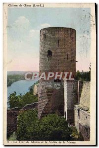 Old Postcard Chateau Chinon La Tour du Moulin and the Valley of the Vienna