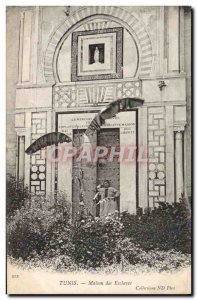 Old Postcard Tunis House of Slaves