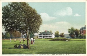 PC GOLF, NH, WHITE MTS, BETHLEHEM COUNTRY CLUB, Vintage Postcard (b45826)