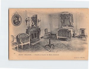 Postcard Chambre à Coucher de Marie Antoinette Petit Trianon Versailles France