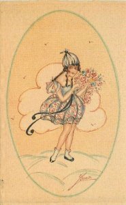 Artist impression Deco Girl Fashion Maison Kurt Postcard 20-14311