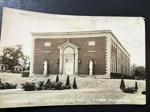 Postcard RPPC View of St. Mary on the Lake Seminary, Mondelein, IL.  aa1