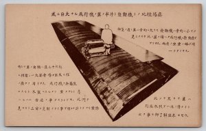Japanese Giant Airplane Wing and Engine Comparison Postcard F40