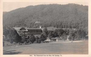 Hot Springs Virginia The Homestead from the East Real Photo Postcard J69468