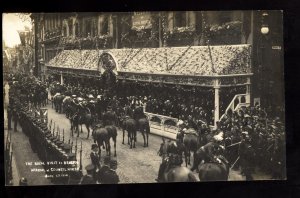 ROY151 - King Edward VII - The Royal visit to Council House, Bristol - postcard
