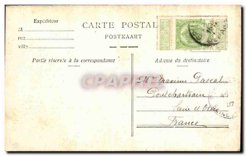 Old Postcard Brussels Palais des Beaux Arts