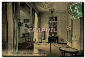 Old Postcard Petit Trianon Versailles Cabinet Reading