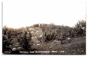 RPPC R.H. Conwell's Observation Tower, South Worthington, MA Real Photo Postcard