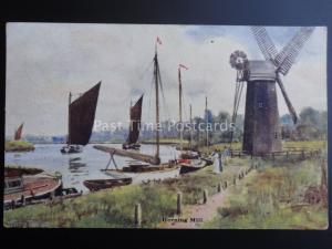 Norfolk Broads HORNING MILL Wind Mill Artist Warren Williams c1908 by Dainty