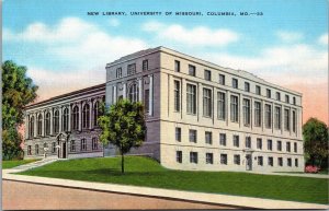 New Library University of Missouri Columbia Mo Post Card PC1