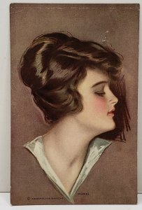 Harrison Fisher Muriel Glamour Girl Beautiful Woman Cosmo no 849 Postcard B17