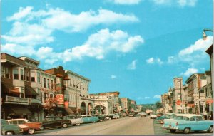 Postcard PA - Main Street Stroudsburg - Gateway to the Poconos