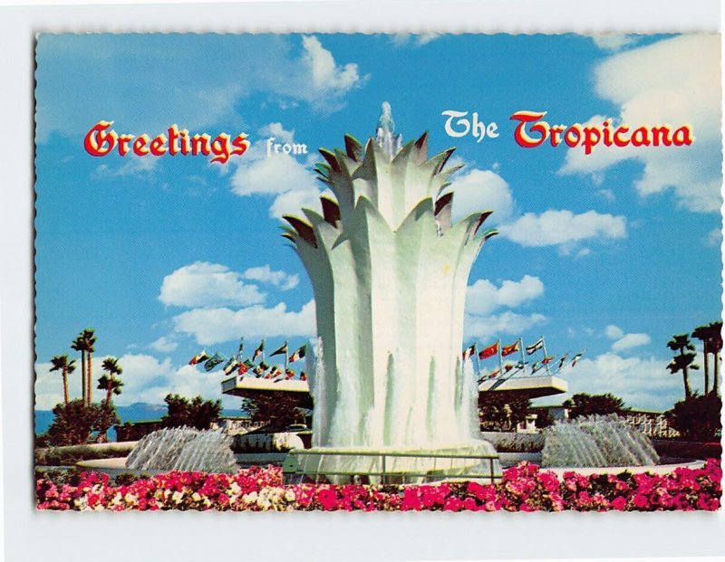 Postcard Greetings from The Tropicana Hotel Las Vegas Nevada USA