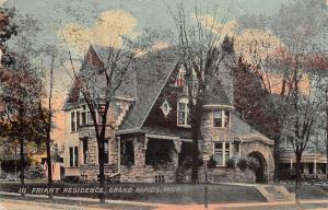 Grand Rapids Michigan 1913 Postcard Friant Residence