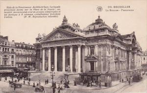 Belgium Brussells Bruxelles Panoramaic Le Bourse Panorama