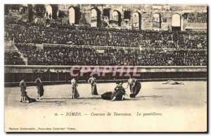 Old Postcard Bullfight Bullfight Nimes The puntillero