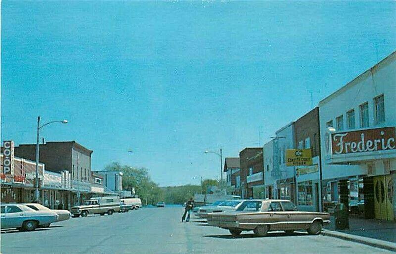 WI, Frederic, Wisconsin, Street Scene, G.R. Brown No. S-103052