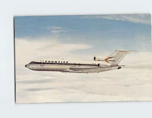 Postcard Boeing 727 191 Frontier Airlines