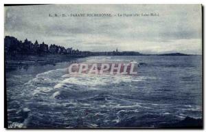 Old Postcard Parame Rochebonne La Digue Cote Saint Malo