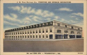 Wilmington Delaware DE J.B. Van Sciver Co Department Store Linen Postcard