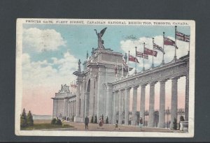 1927 Post Card Worlds Fair Canadian In Toronto The Princess Gates