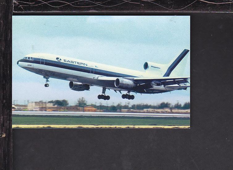 Eastern Lockheed L-1011 Postcard 