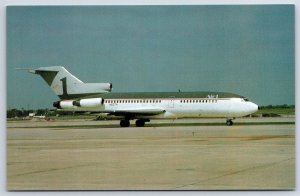 Airplane Postcard Air One Airlines Boeing 727-51 N837N at St. Louis DE8