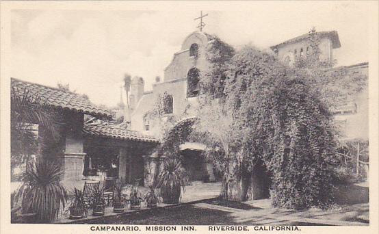 Campanario Mission Inn Riverside California Albertype