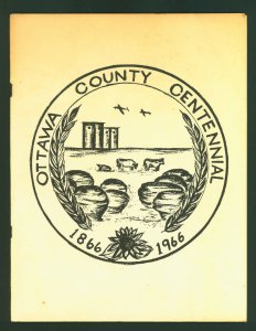 Ottawa County Kansas Centennial 1866-1966 Booklet Advertisements