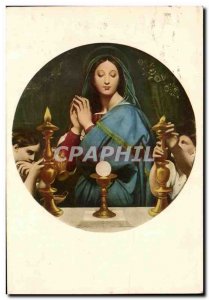 Old Postcard The Virgin At L & # 39Ostie Musee du Louvre Paris