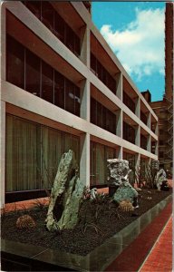 The Arid Garden, First National Bank Bldg, Fort Worth TX Vintage Postcard C80