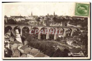 Postcard Old Luxembourg Panorama