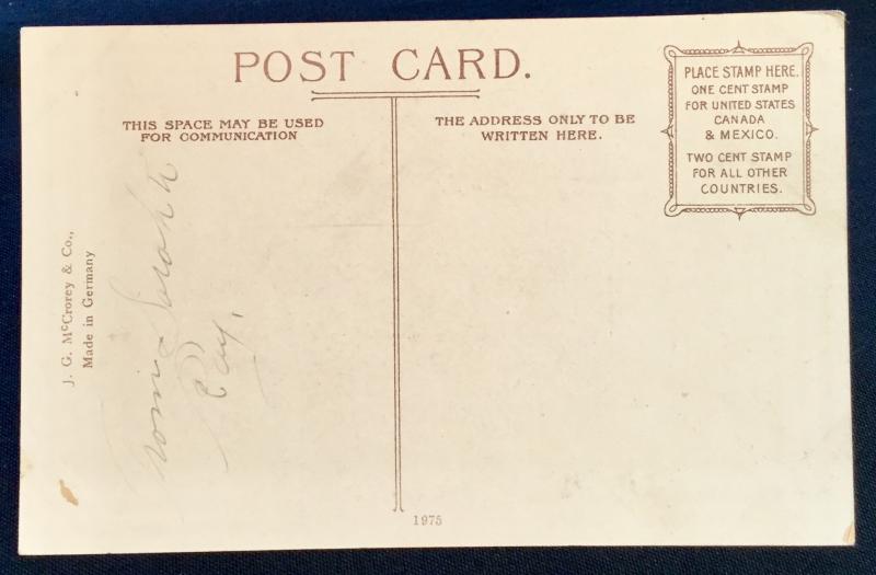 Postcard Unused Bellevue Hotel Marietta OH LB