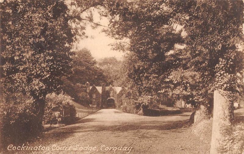 uk17153 cockington courth lodge torquay  real photo uk