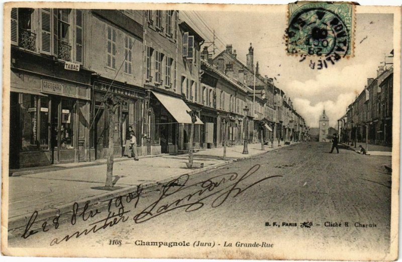 CPA Champagnole- La Grande Rue FRANCE- (1044290)