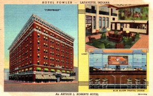 Lafayette, Indiana - View of Hotel Fowler - Lobby - Blue Blazer Cocktail Lounge