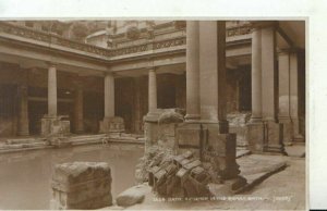 Somerset Postcard - A Corner In The Roman Bath - Ref TZ7405