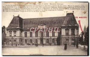 Old Postcard Rennes Courthouse