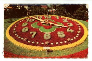 Switzerland - Geneva. Floral Clock  (corner wear, curled)