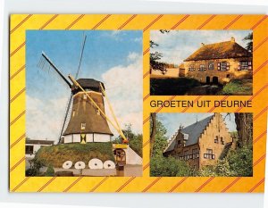 Postcard Groeten Uit Deurne, Netherlands