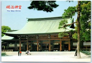 The outer-oratory within a solemn atmosphere, The Meiji Shrine - Tokyo, Japan