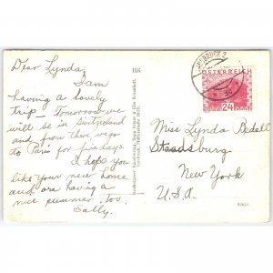 Postcard Innsbruck with Serles and Nockspitze Austria